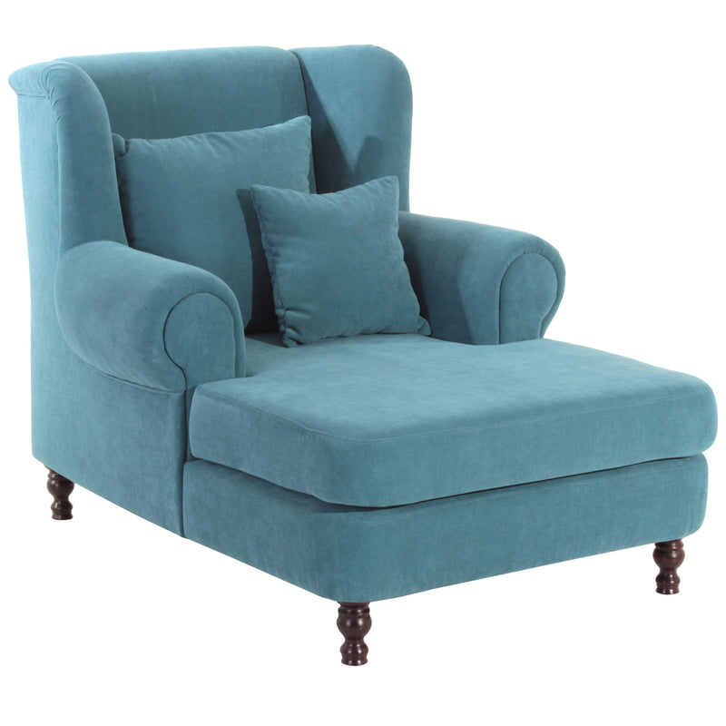 Max Winzer Big armchair including 2 decorative cushions 55x55cm + 40x40cm Mareille petrol