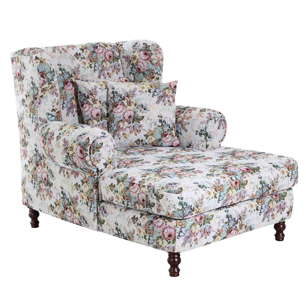 Max Winzer Big armchair including 2 decorative cushions 55x55cm + 40x40cm Mareille rosé