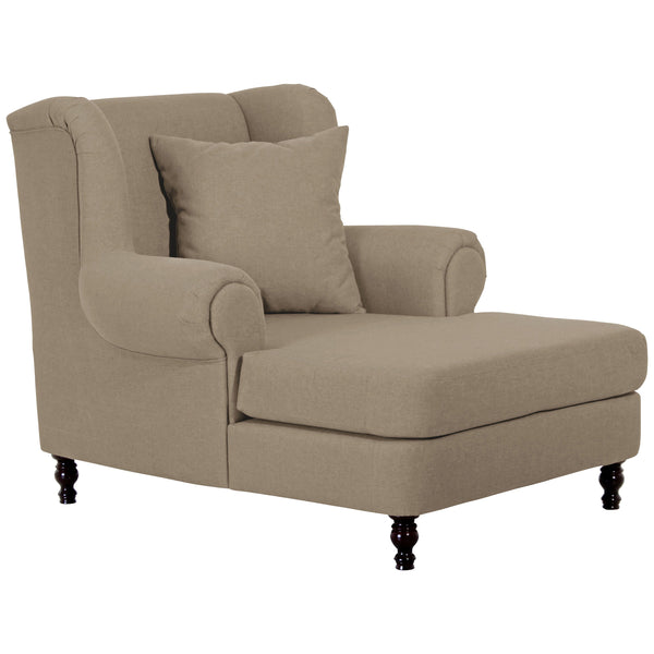 Max Winzer Big armchair including 2 decorative cushions 55x55cm + 40x40cm Mareille sahara