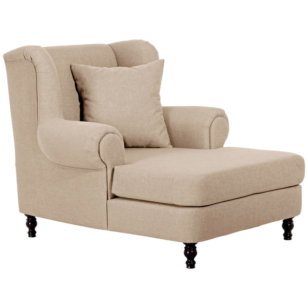 Max Winzer Big armchair including 2 decorative cushions 55x55cm + 40x40cm Mareille sand