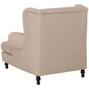 Fauteuil Max Winzer Big comprenant 2x coussins décoratifs 55x55cm + 40x40cm Mareille sable
