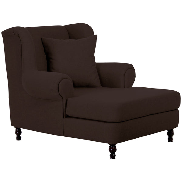 Max Winzer Big armchair including 2 decorative cushions 55x55cm + 40x40cm Mareille chocolate