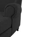 Max Winzer Big Armchair incl. 2x decorative cushions 55x55cm + 40x40cm Mareille black