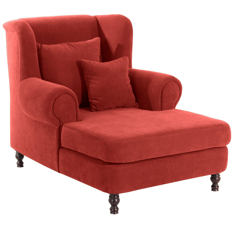 Max Winzer Big armchair including 2 decorative cushions 55x55cm + 40x40cm Mareille terracotta