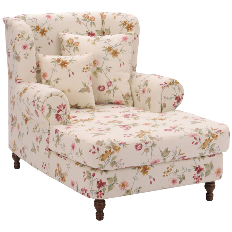 Max Winzer Big armchair including 2 decorative cushions 55x55cm + 40x40cm Mareille white