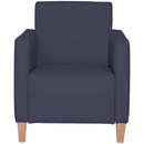 Fauteuil Milla bleu foncé de Max Winzer