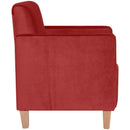 Fauteuil Milla brique de Max Winzer