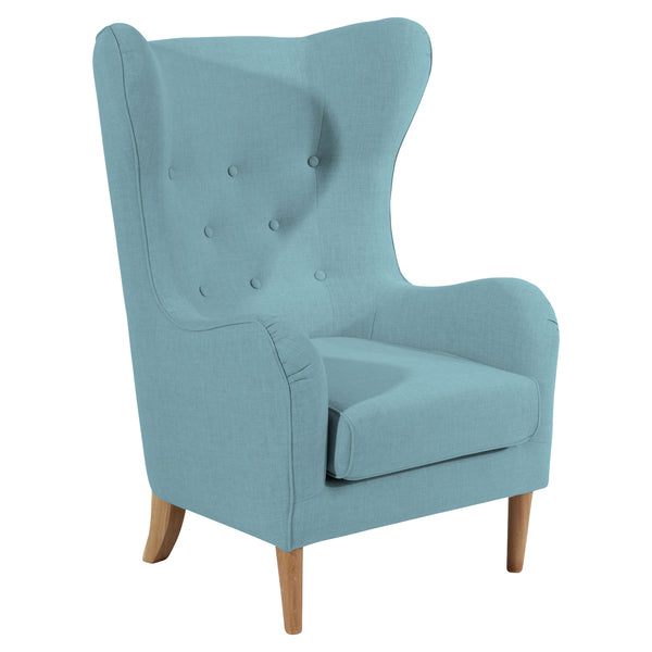 Max Winzer wingback chair Miriam aqua