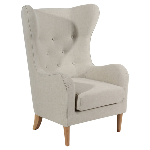 Max Winzer wingback chair Miriam beige