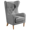 Max Winzer wingback chair Miriam grey
