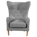 Max Winzer wingback chair Miriam grey