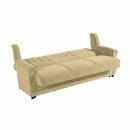 Max Winzer Sofa 3-Sitzer mit Bettfunktion Moldau beige