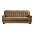 Max Winzer Sofa 3-Sitzer mit Bettfunktion Moldau braun