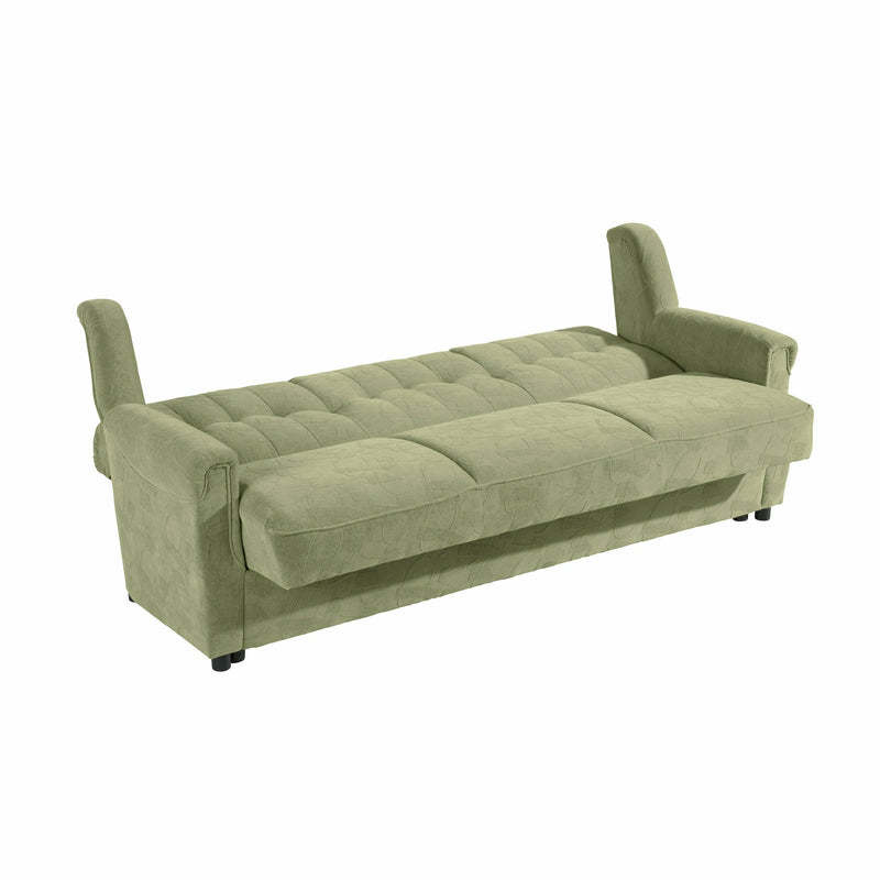 Max Winzer 3-seater sofa with bed function Moldau green