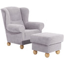 Max Winzer Ohrenbackensessel Monarch silber