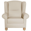 Fauteuil à oreilles Max Winzer Monarch beige