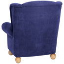 Fauteuil à oreilles Max Winzer Monarch bleu
