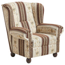 Max Winzer wingback chair Monarch brown