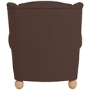 Fauteuil à oreilles Max Winzer Monarch marron