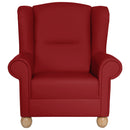 Fauteuil à oreilles Max Winzer Monarch chili