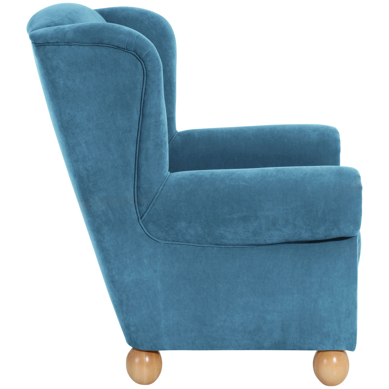 Max Winzer Ohrenbackensessel Monarch petrol