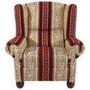 Fauteuil à oreilles Max Winzer Monarch rouge