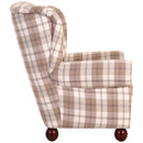 Fauteuil à oreilles Max Winzer Monarch sable