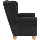 Max Winzer wingback chair Monarch black