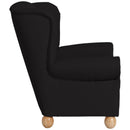 Max Winzer wingback chair Monarch black
