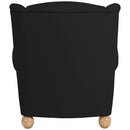 Max Winzer wingback chair Monarch black