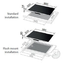 DeLonghi - NSL 590 NC-BK - Gas hob with 5 burners - 90 cm