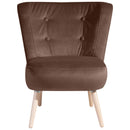 Fauteuil Max Winzer Neele marron