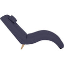 Max Winzer Chaise longue Norris bleu foncé
