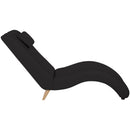 Max Winzer Chaise longue Norris noir