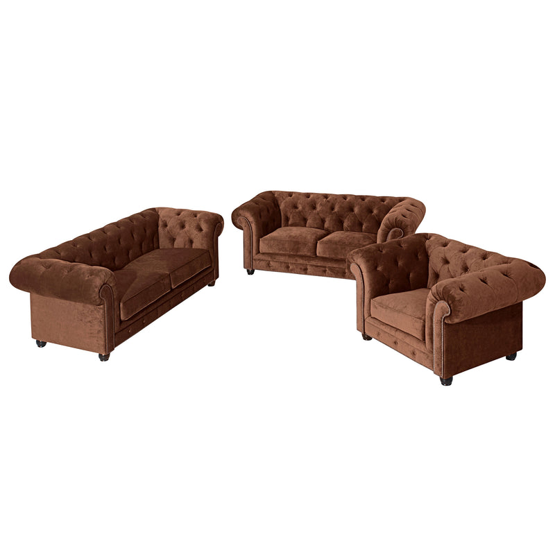 Max Winzer armchair Orleans brown