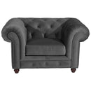 Fauteuil Max Winzer Orleans anthracite