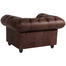Fauteuil Orléans marron Max Winzer