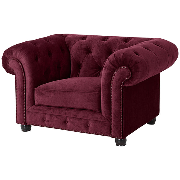 Max Winzer armchair Orleans burgundy
