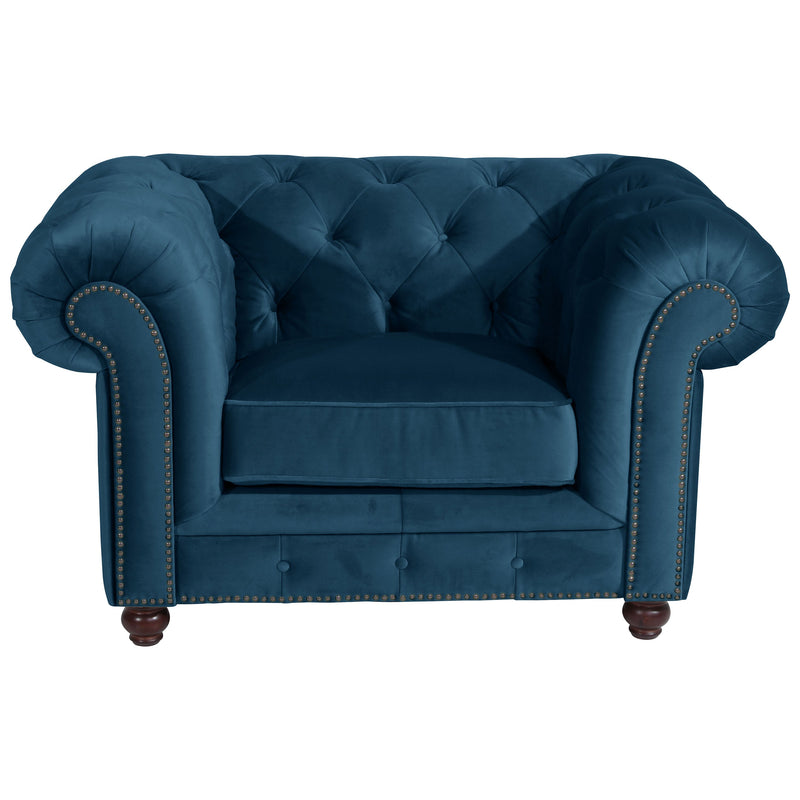 Max Winzer armchair Orleans petrol