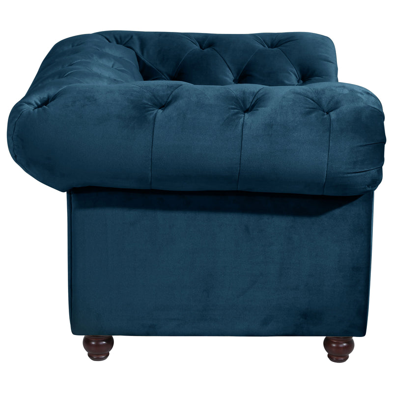 Max Winzer armchair Orleans petrol