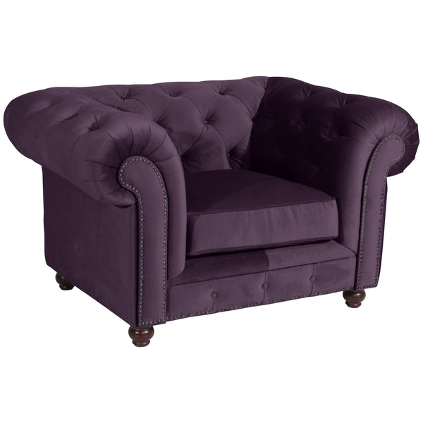 Max Winzer armchair Orleans purple
