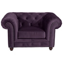 Fauteuil Max Winzer Orleans violet