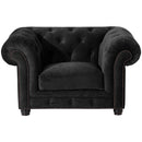 Fauteuil Orléans noir de Max Winzer