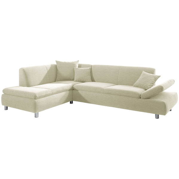 Max Winzer corner sofa left with 2.5-seater sofa right Prague cream