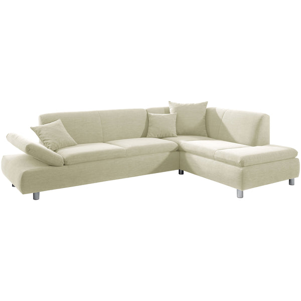 Max Winzer 2.5-seater sofa left with corner sofa right Prague cream