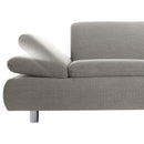 Max Winzer Sofa 2,5-Sitzer links mit Ecksofa rechts Prag silber