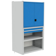 Bedrunka+Hirth Modul 7 | 1000 2x Tragrahmen, 1x Rückwand, 2x Seitenabschlusswand, 4x Uni-Fachboden, 2x Fachboden, 2x Schubladen, 1x Flügeltüren-Einbausatz – Vorschau 1