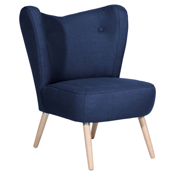 Max Winzer Sessel Sari dunkelblau