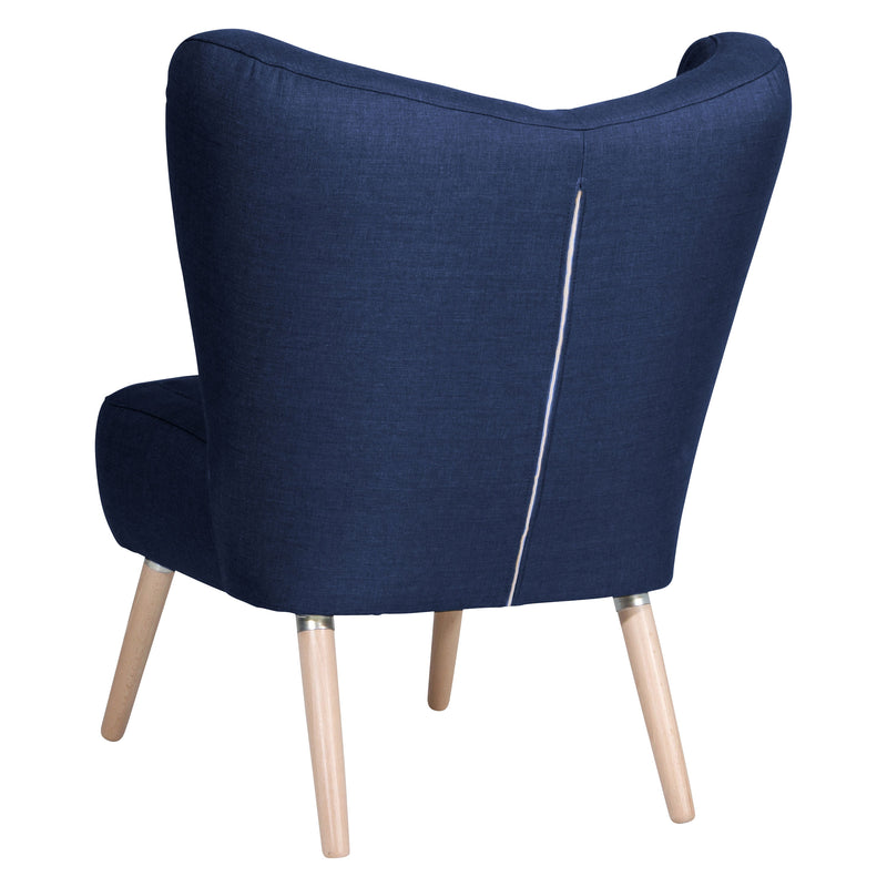 Max Winzer Sessel Sari dunkelblau