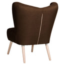 Fauteuil Max Winzer Sari chocolat